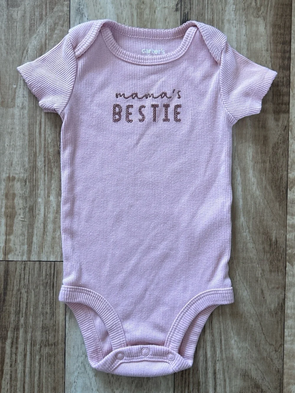 Carter's Light Pink Ribbed 
